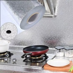 Giấy bạc dán bếp chống thấm cách nhiệt dễ dàng lau chùi N256