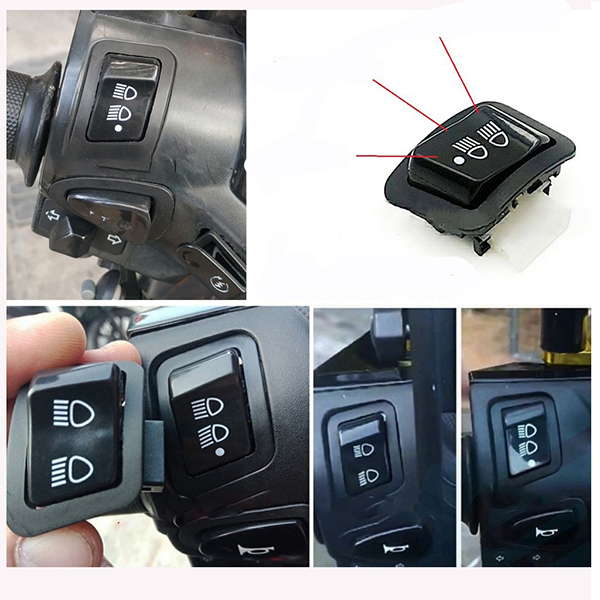 Công tắc tắt đèn xe máy Pha - Cos - Tắt nhập khẩu phù hợp nhiều dòng xe P169