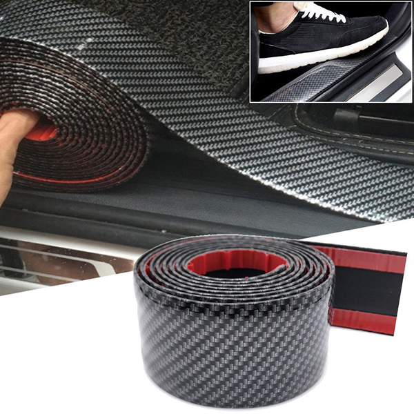 Miếng dán 3D carbon bảo vệ xe ô tô trang trí chống xước xe cao cấp P175