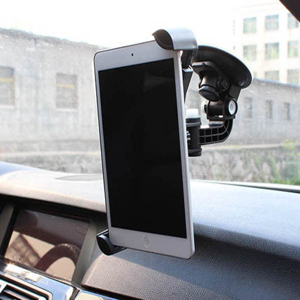 Giá đỡ iPad, máy tính bảng gắn kính trên xe ô tô 360 độ