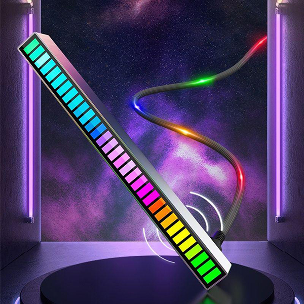 Thanh Đèn Led RGB cảm biến âm thanh 16 triệu màu, khơi nguồn cảm hứng V108