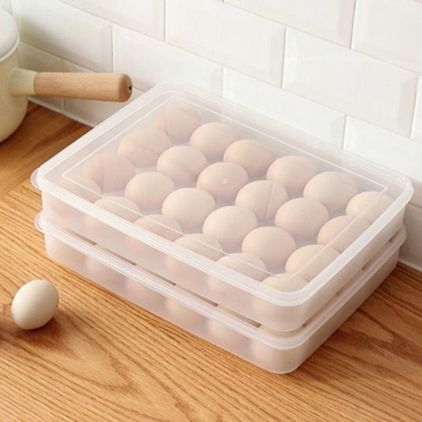 Khay Đựng trứng gà, trứng vịt 24 quả có nắp đậy VIỆT NHẬT BA589