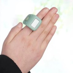 Máy đếm số lần niệm Phật LCD 6 chữ số đeo ngón tay BA699