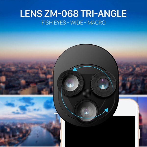 Lens điện thoại ZM-068 Tri-angle thiết kế mới