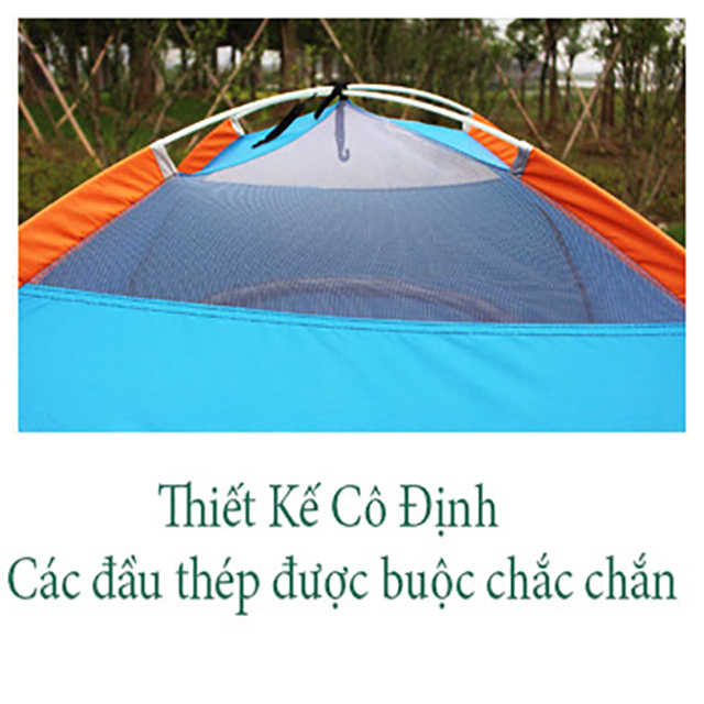 Lều cắm trại chống nước dành cho 1 đến 2 người 1m5x2m tiện ích H109