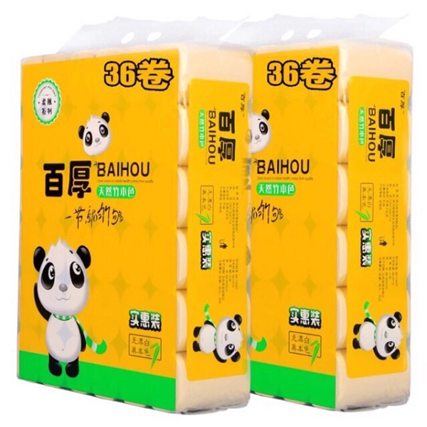 Bịch 30 Cuộn Giấy Ăn Gấu Trúc Sipiao Giá Tốt