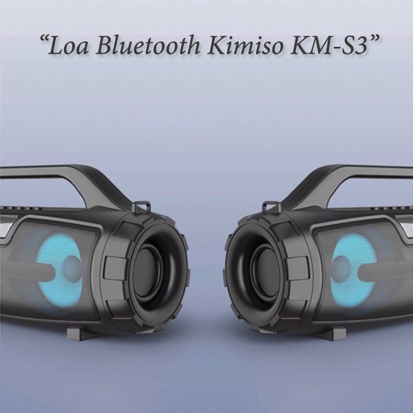 Loa karaoke Bluetooth Kimiso KM S3 xách tay chính hãng V117