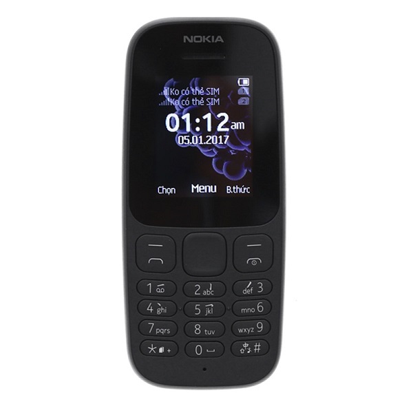 Điện thoại Nokia 105 Dual chất lượng tốt
